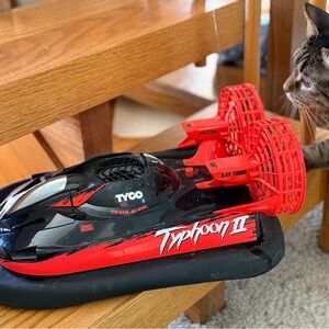 Typhoon II Hovercraft Tyco 9.6V Turbo Untested No Remote or Charger Needs Rubber